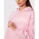 ADIDAS Sportswear Essentials Oversize Fleece Hoodie Pink