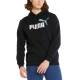 PUMA Essentials+ Two-Tone Big Logo Hoodie Black