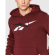 REEBOK Training Essentials Vector Hoodie Burgundy