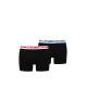 PUMA 2-Packs Multilogo Boxer Black/Red/Blue