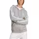 ADIDAS Essentials 3-Stripes French Terry Full-Zip Hoodie Grey