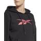 REEBOK Identity Vector Graphic Hoodie Black