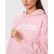 ADIDAS Sportswear Essentials Oversize Fleece Hoodie Pink