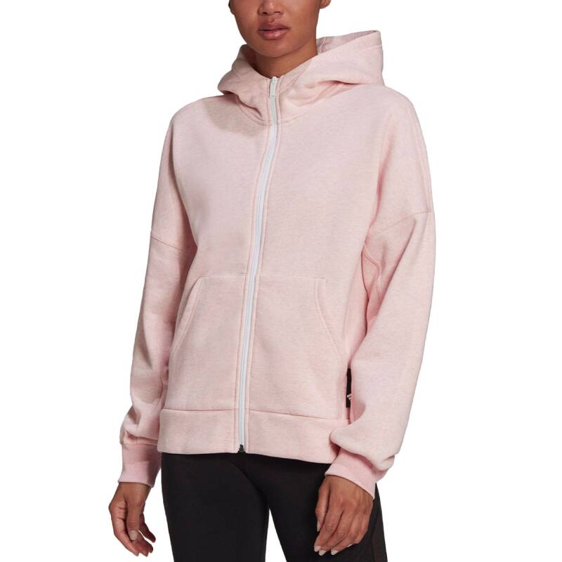 ADIDAS Sportswear Studio Louge Full-Zip Hoodie Pink