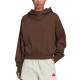 ADIDAS Sportswear Studio Lounge Cropped Hoodie Brown