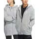 ADIDAS Terrex Full-Zip Fleece Unisex Hoodie Grey