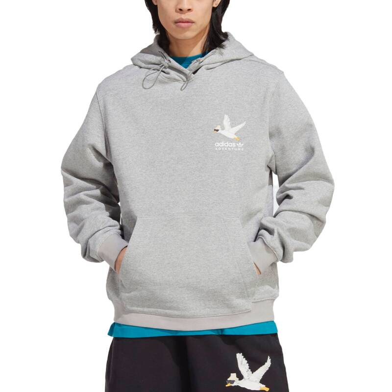 ADIDAS Originals Adventure Graphic Hoodie Grey