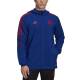 ADIDAS x FC Bayern Munchen Pre Match Hooded Jacket Blue