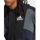 ADIDAS Essentials Colorblock Full-Zip Hoodie Black