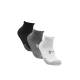 UNDER ARMOUR 3-Packs Heatgear Low Cut Socks Black/White/Grey