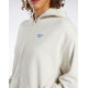 REEBOK Classics Oversized Long Full-Zip Hoodie Grey