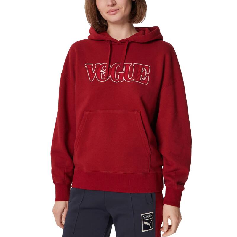 PUMA x Vogue Oversized Hoodie Red