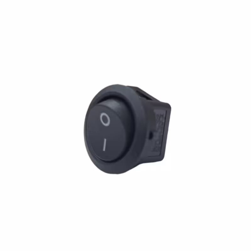 Ключ RS601C, 3pin, 2 положения, черен, 250V, 10A, Ф20mm