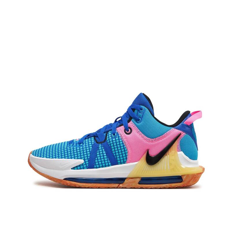 NIKE x Lebron Witness VII Basketball Shoes Blue/Multicolor