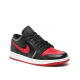 NIKE Air Jordan 1 Low Shoes Black/Red