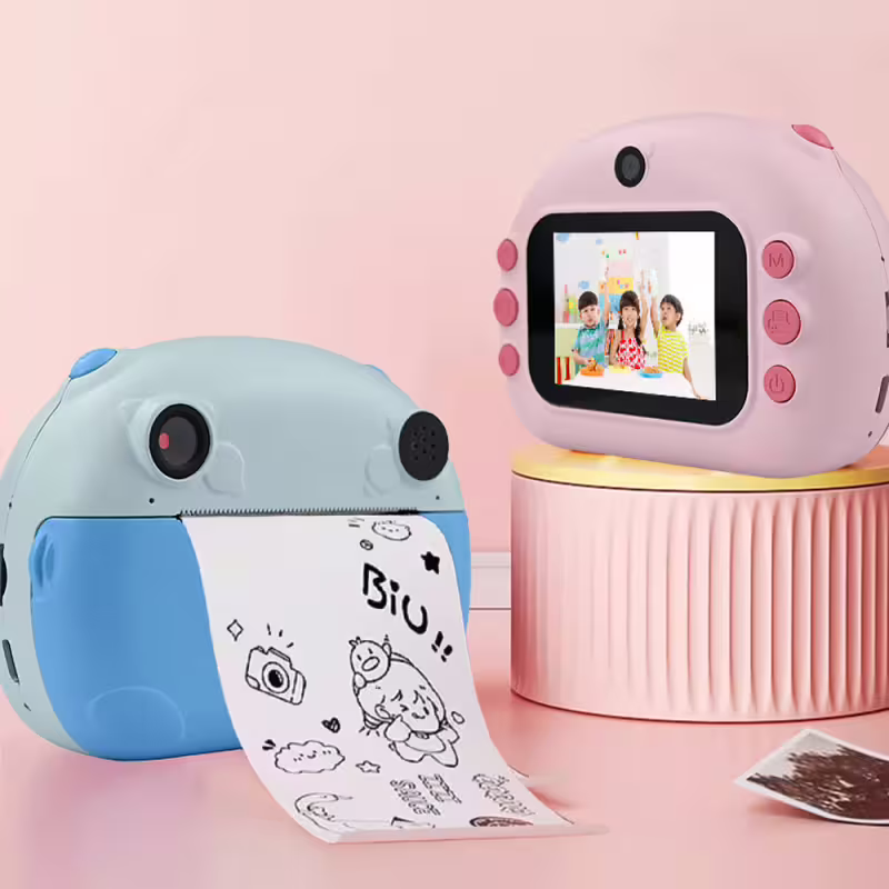 Детски фотоапарат No brand KDC-0013B, 32GB, 2.4 инча, 1000mAh, Син &ndash; 91075