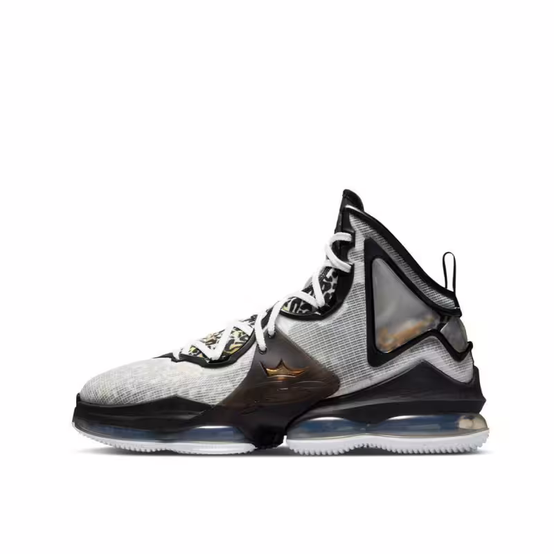 NIKE x LeBron James 19 "Royalty" Shoes White/Black/Gold