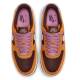 NIKE Air Force 1 Low Shoes Orange/Burgundy