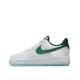 NIKE Air Force 1 '07 Low Satin Shoes White/Green