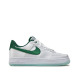 NIKE Air Force 1 '07 Low Satin Shoes White/Green