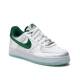 NIKE Air Force 1 '07 Low Satin Shoes White/Green