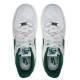 NIKE Air Force 1 '07 Low Satin Shoes White/Green