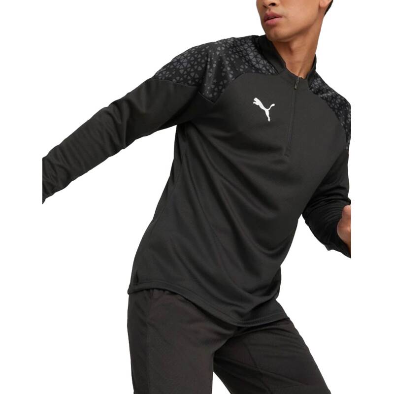 PUMA TeamCup Training 1/4 Zip Top Black