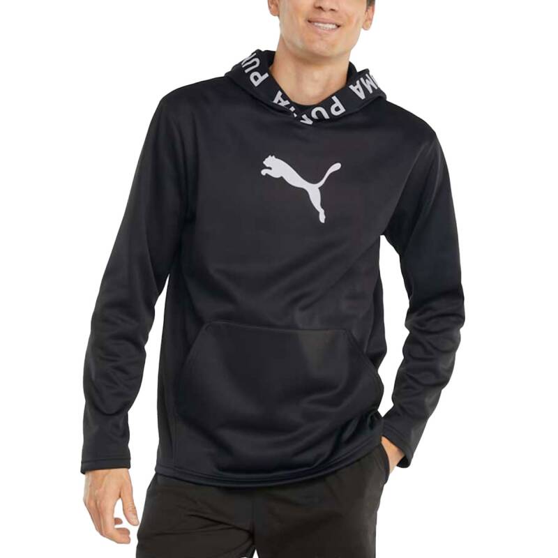 PUMA Power Fleece Training Hoodie Black