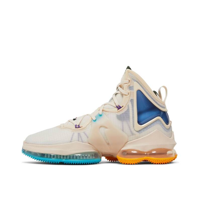 NIKE x LeBron James 19 Shoes Beige/White