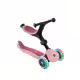 Сгъваема тротинетка 5 в 1 GLOBBER GO UP ACTIVE LIGHTS 360&deg; - пастелно розова