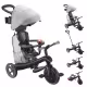 Триколка 4 в 1 GLOBBER EXPLORER TRIKE DELUXE PLAY със сенник в черен цвят