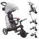 Триколка 4 в 1 GLOBBER EXPLORER TRIKE DELUXE PLAY със сенник в черен цвят