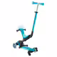 Тротинетка 5 в 1 GLOBBER GO UP DELUXE LIGHTS 360&deg; - аква