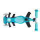 Тротинетка 5 в 1 GLOBBER GO UP DELUXE LIGHTS 360&deg; - аква