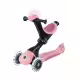 Тротинетка 5 в 1 GLOBBER GO UP DELUXE LIGHTS 360&deg; - пастелно розова