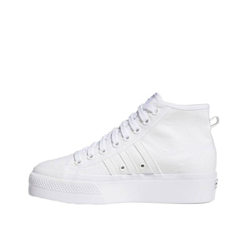 ADIDAS Originals Nizza Platform Mid Shoes White