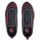 NIKE Air Max 97 Shoes Black/Red
