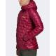 ADIDAS Terrex Icesky Hooded Down Jacket Burgundy