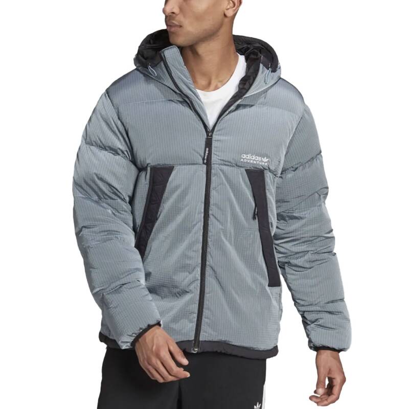 ADIDAS Adventure Down Puffer Jacket Grey