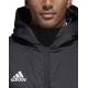 ADIDAS Winter Long Down Coat Top Jersey Jacket Black