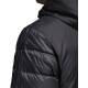 ADIDAS Winter Long Down Coat Top Jersey Jacket Black