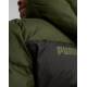 PUMA Colourblock Polyball Hooded Jacket Deep Olive/Black