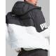 PUMA Power Hooded Down Puffer Jacket White/Black