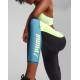 PUMA Fit High Waist Training Leggings Black/Neon Green