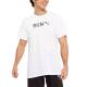 PUMA Run Graphic Tee White