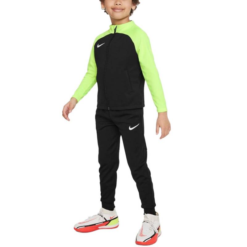 NIKE Dri-FIT Academy Pro Little Kids Tracksuit Black/Lime