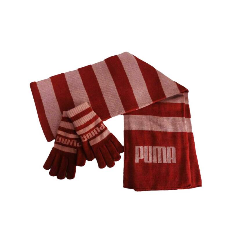 PUMA Since 48 Scarf&Gloves Red