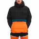 ONEILL O'riginals Puffer Anorak Jacket Black/Orange