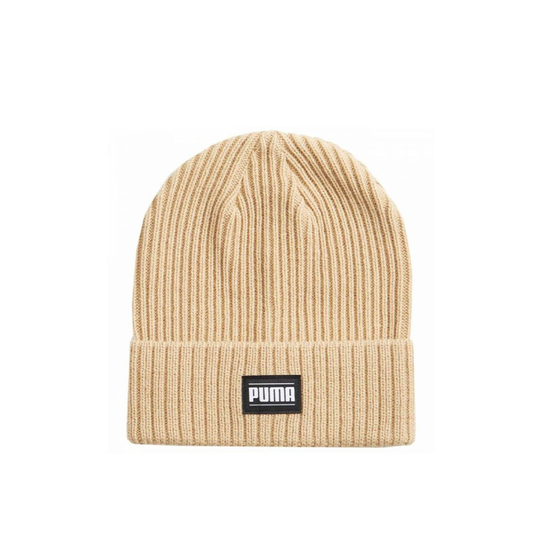 PUMA Ribbed Classic Cuff Beanie Cream