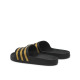 ADIDAS Adilette Aqua Slides Black/Gold